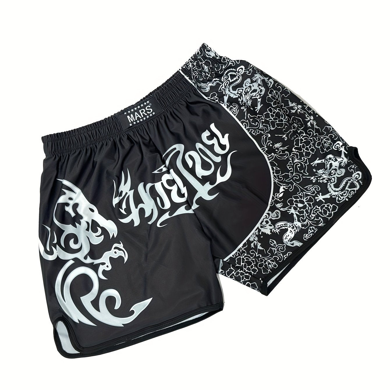 MMA Training Shorts, Dragon Pattern