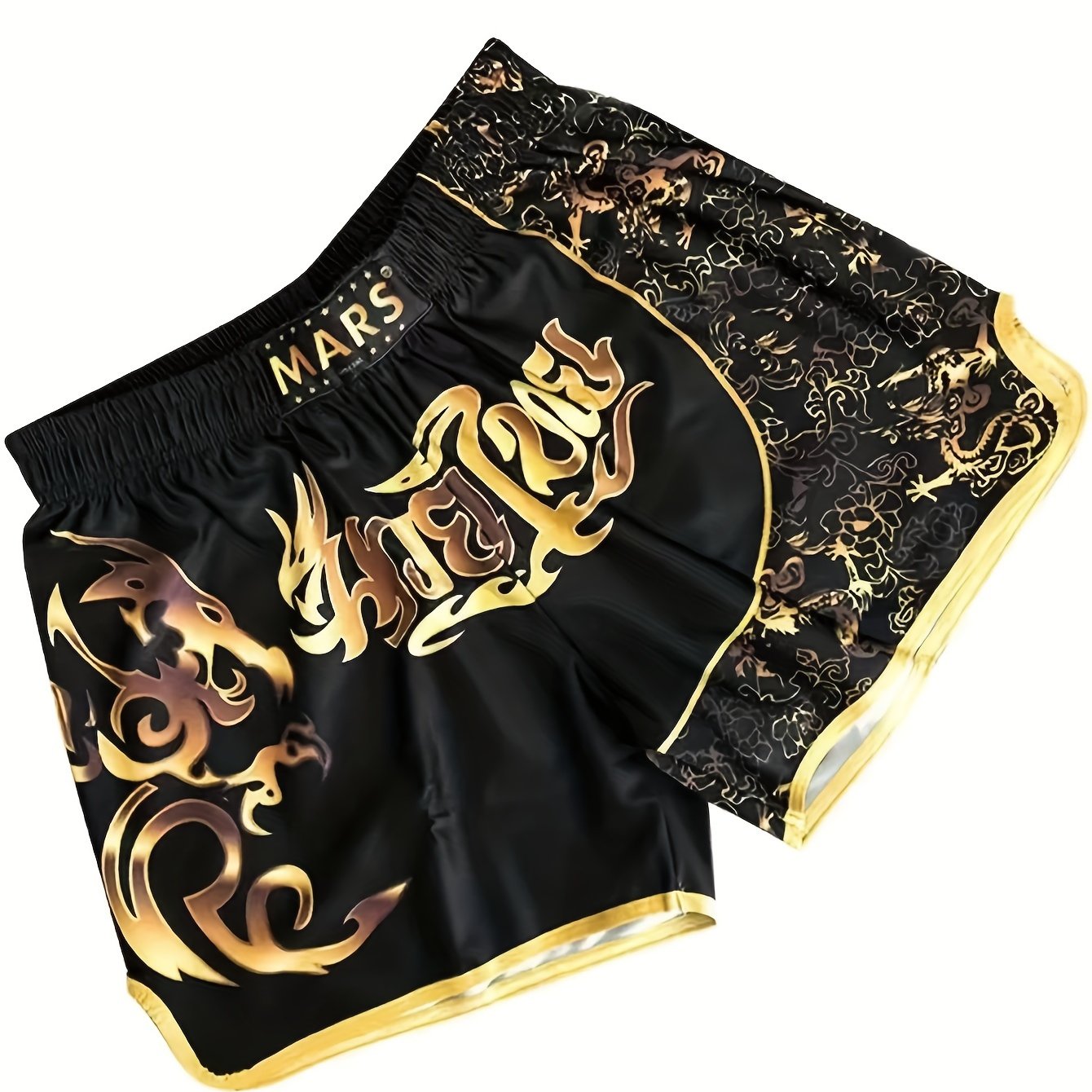 MMA Training Shorts, Dragon Pattern