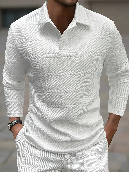 Stylish, Casual Knitted Polo Shirt