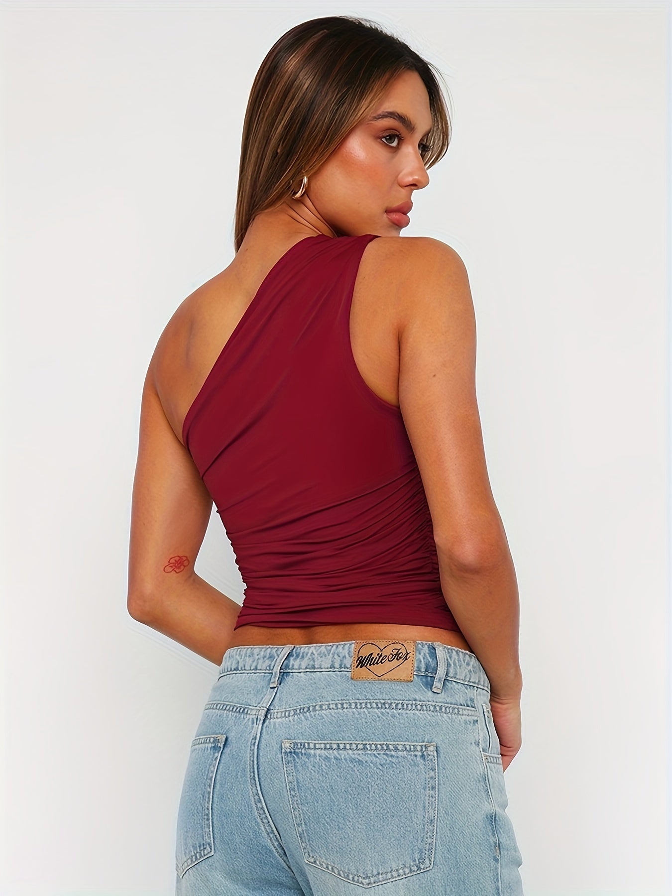 Quality, Chic One-Shoulder Crop Top