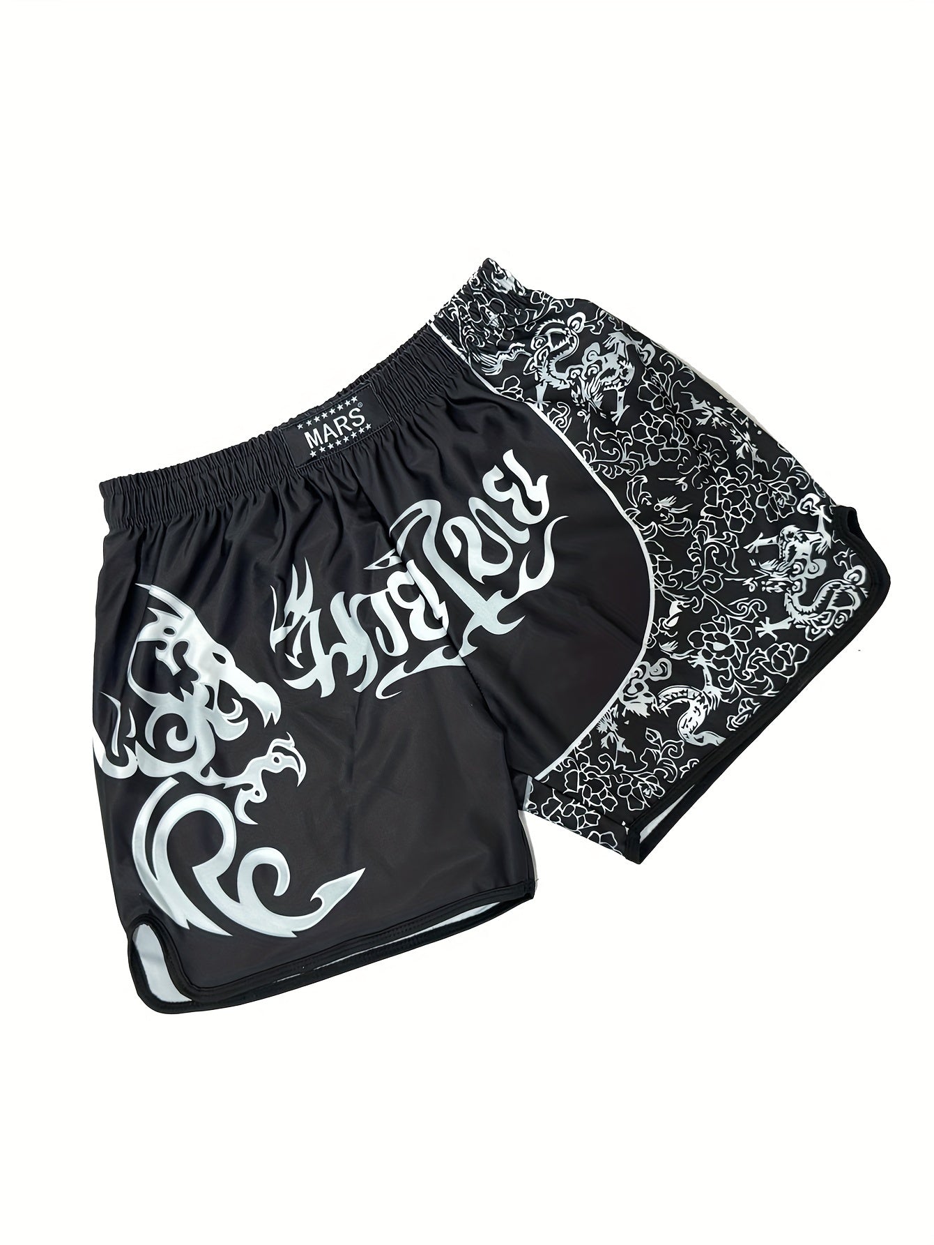 MMA Training Shorts, Dragon Pattern