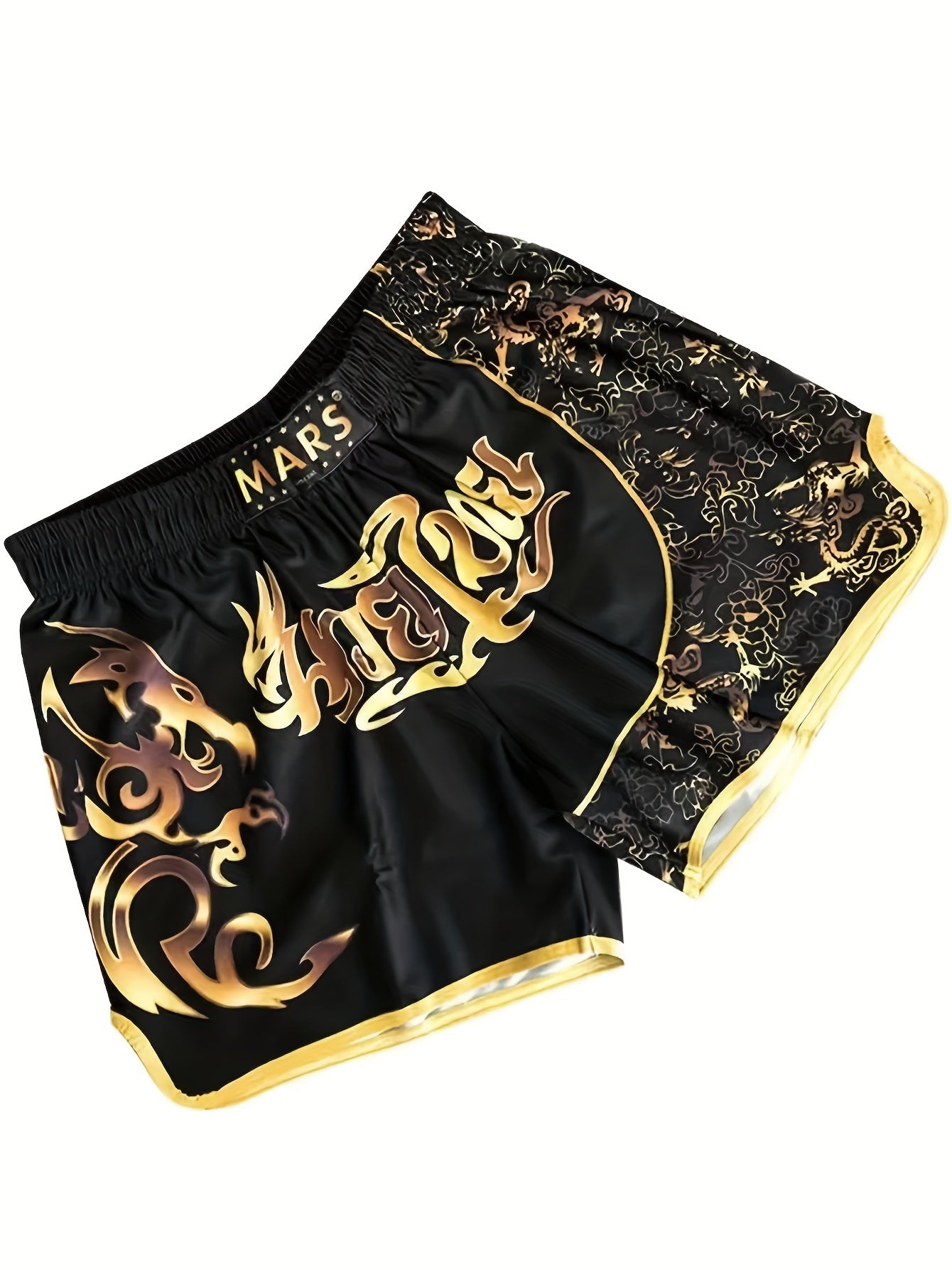 MMA Training Shorts, Dragon Pattern