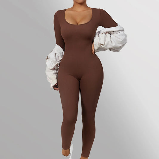 Chic, Stylish Long Sleeve Jumpsuit