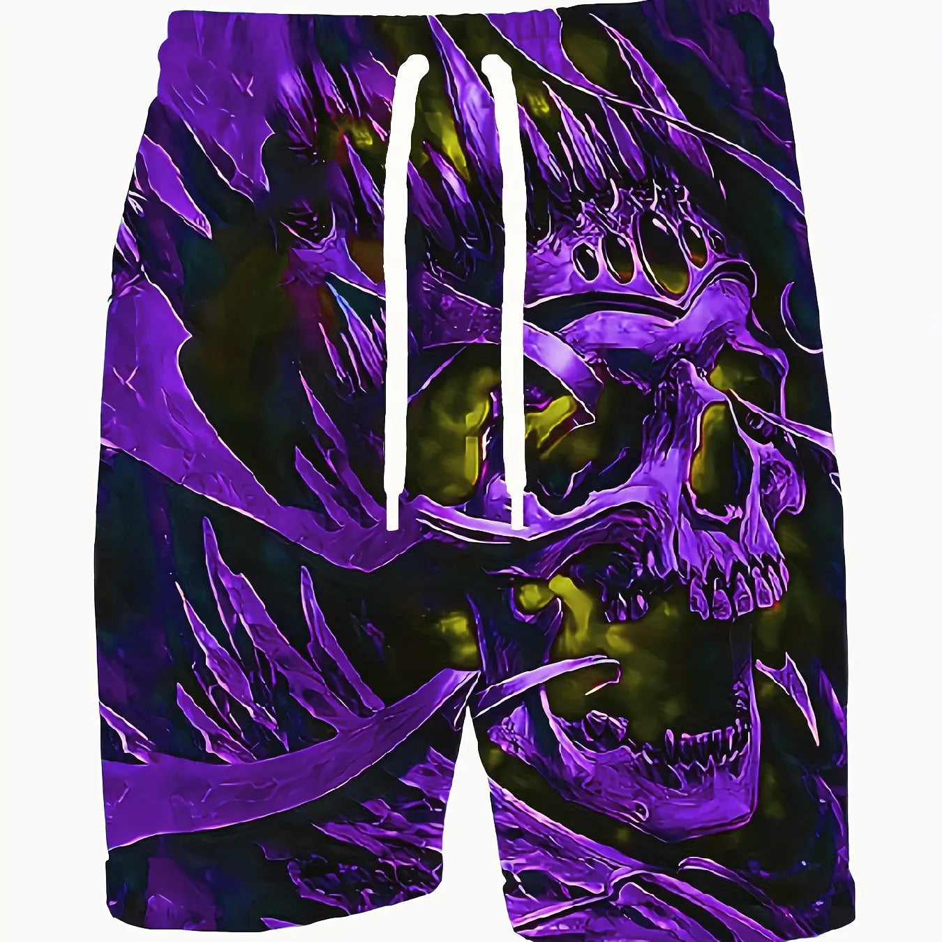 Bold, Comfy Skull 3D Shorts