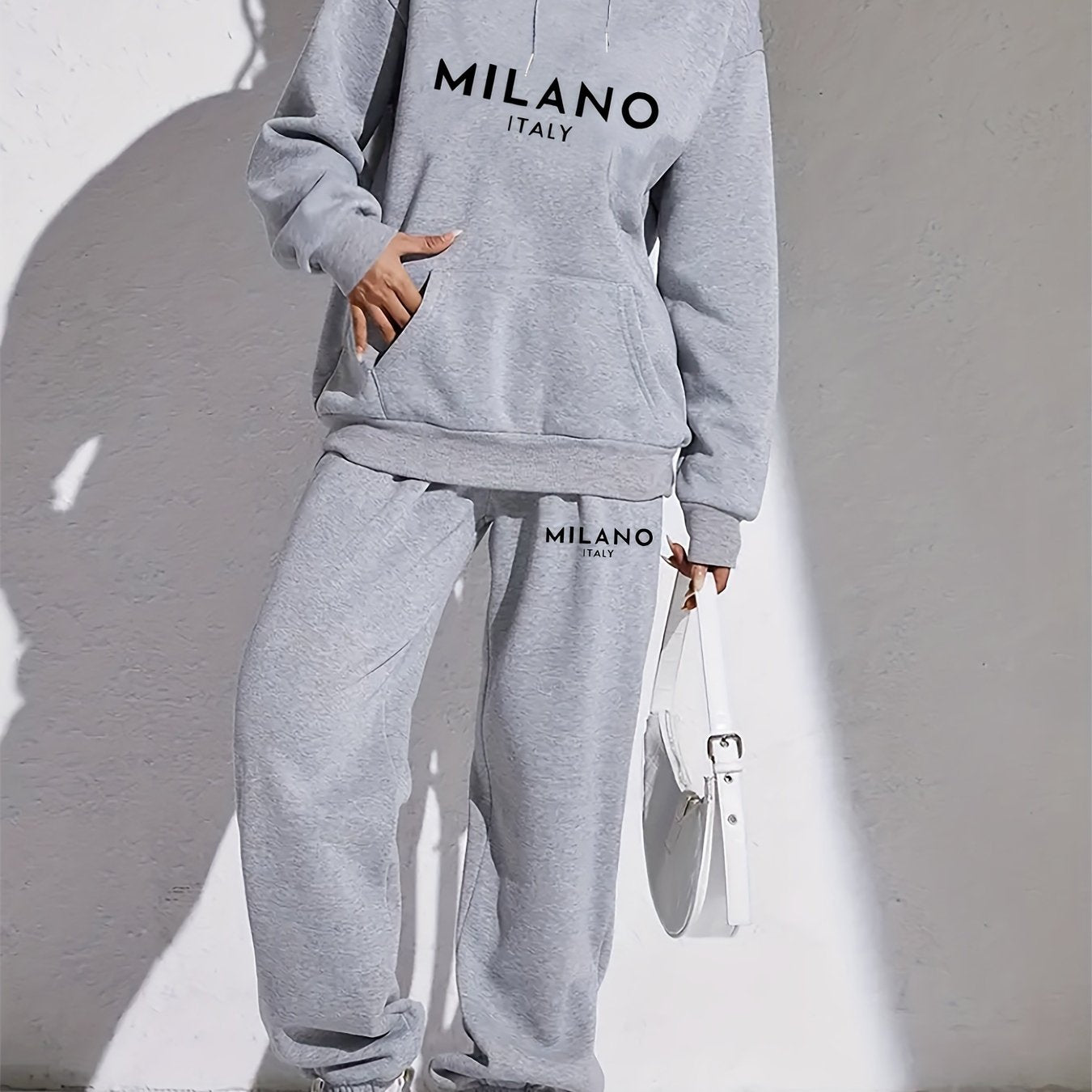 Trendy, Comfortable Hooded Tracksuit Set