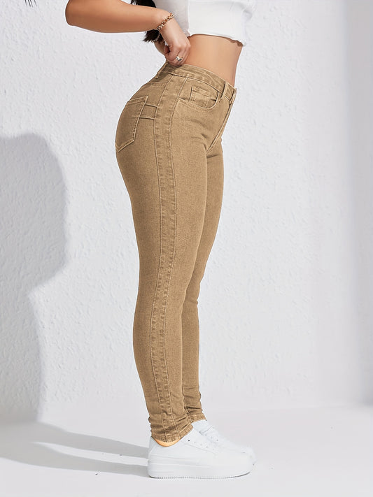 Slim-Fit, Comfortable Stretch Denim Jeans